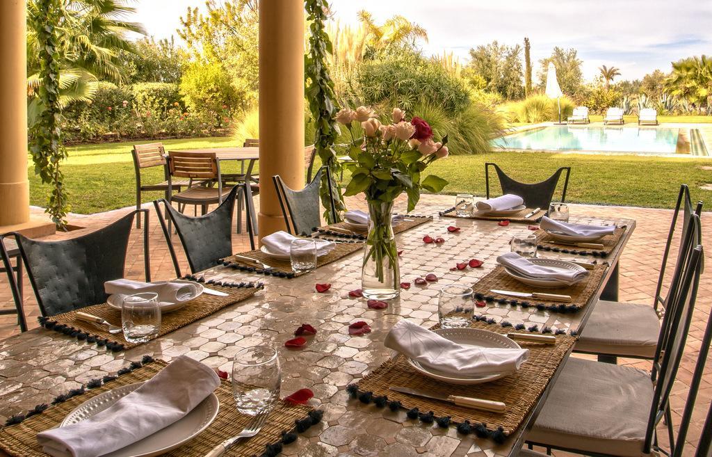 Villa De Luxe Avec Piscine Privee Et Golf Marrakesh Exterior foto